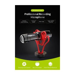 Micrófono Shotgun Acemic Video Mic CAM50 para cámara y Smartphone