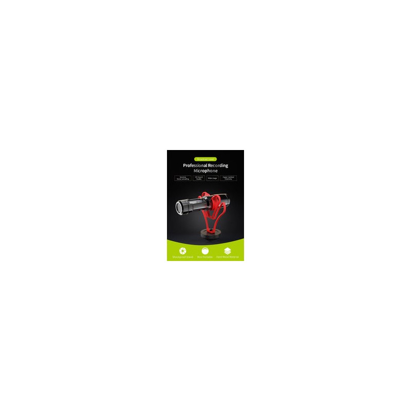 Micrófono Shotgun Acemic Video Mic CAM50 para cámara y Smartphone