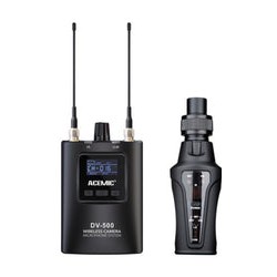 Kit Dual Lavalier Inalámbrico Acemic DV-500