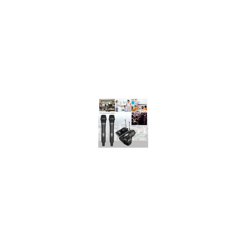 Kit 2 Micros Mano Inalámbricos Acemic DV-500 H+H