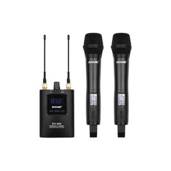 Kit 2 Micros Mano Inalámbricos Acemic DV-500 H+H