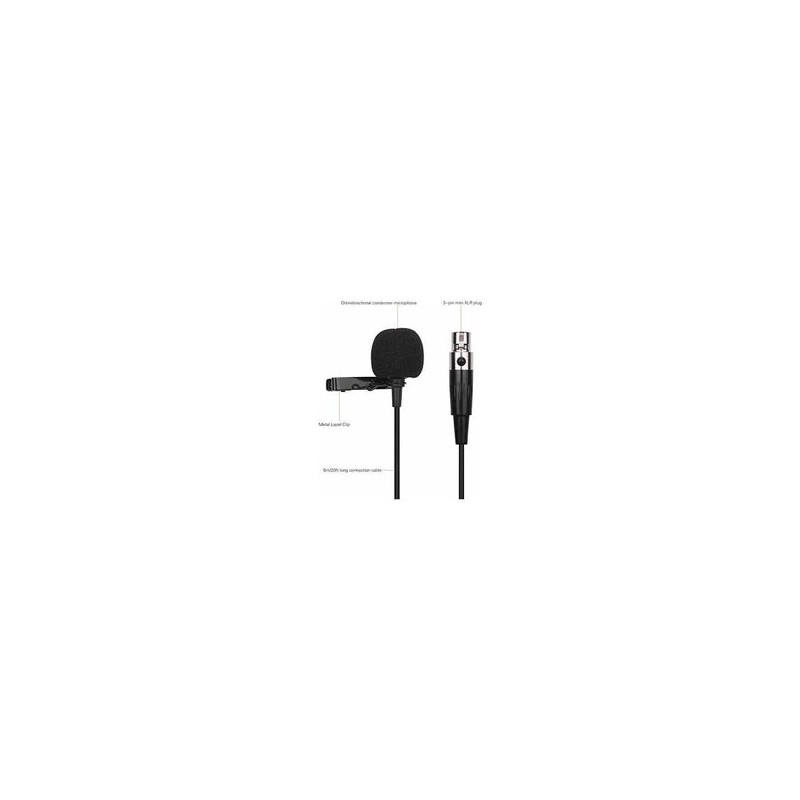 Micrófono Lavalier Acemic XLR Lav.Mic XM1