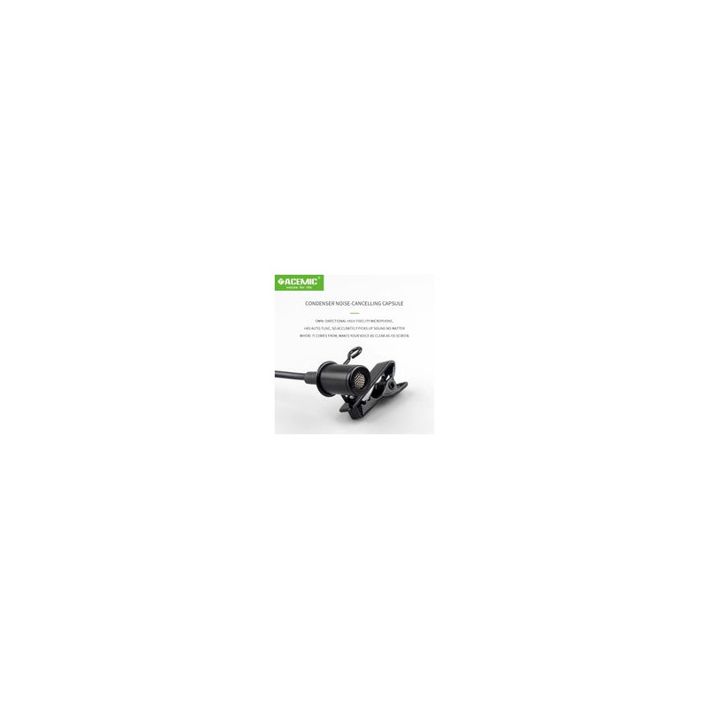 Micrófono Lavalier Dual Acemic Evo Lav.Mic EM2