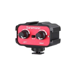 Adaptador de Audio Saramonic SR-AX100 3.5mm a XLR para DSLR