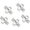 Adaptador de tornillo CAMVATE de doble extremo macho de 1/4"-20 macho a rosca macho de 1/4"-20