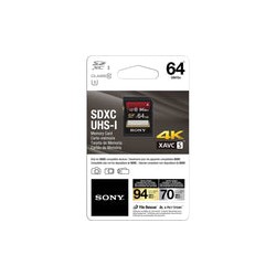 Tarjeta Sony SDXC de 64GB 94MB/s