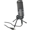 Micrófono Diafragma Lateral Cardioide Audio-Technica AT2020 USB+
