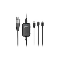 Audio Adaptador Boya BY-BCA70 Micrófonos XLR a Celulares