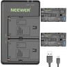 Kit de Cargador Doble y 2 baterías NPF-970 Neewer