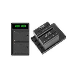 Kit de Cargador Doble y 2 baterías NPF-970 GVM VM-F970