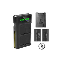 Kit de Cargador Doble y 2 baterías NPF-970 GVM VM-F970