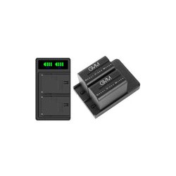 Kit de Cargador Doble y 2 baterías NPF-970 GVM VM-F970